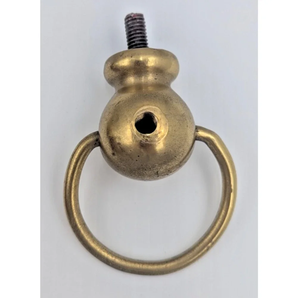 Brass Koi Fish Dolphin Screw on Part Solid Decor Repurpose Furniture Piece